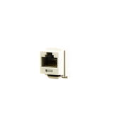 Conector Jack Estilo 110 (de Impacto), Tipo Keystone, Categoría 6, de 8 posiciones y 8 cables, Color Gris